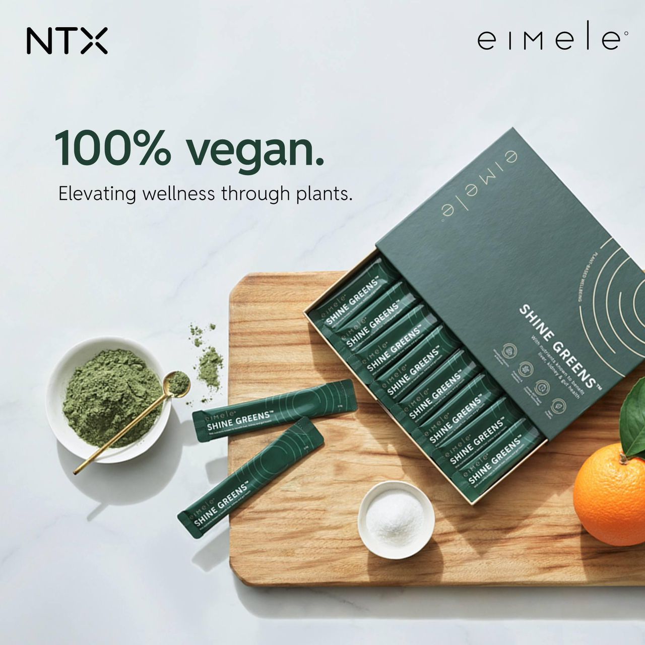 [100% AUTHENTIC] 澳洲正品Eimele shine greens 3.5gx 30小条 *解毒排毒补给肝肾肠三个器官*